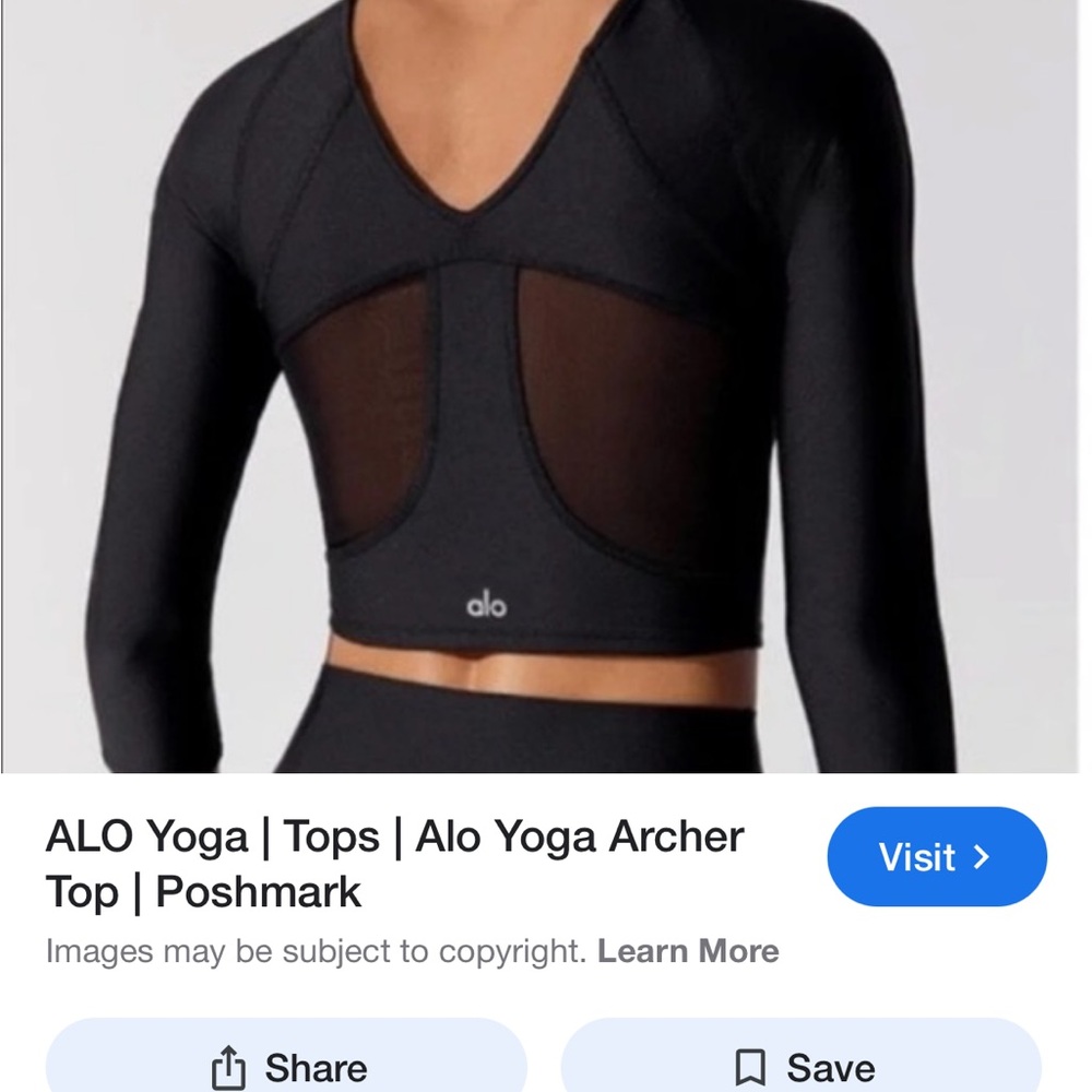ALO Yoga Black Cut Out Bodysuit